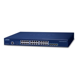 PLANET Layer 3 24-Port 10/100/1000T Gestito L3 Gigabit Ethernet (10/100/1000) 1U Blu (SGS-6310-24T4X)
