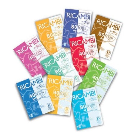 Pigna Ricambi A4 ricambi per quaderni 210 x 297 mm (A4) 40 fogli (00629034M-S)