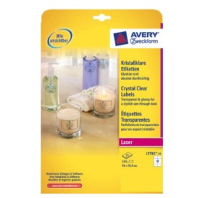 Avery L7783-25 etichetta per stampante Trasparente (L7783-25)