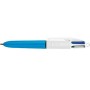 BIC 895958 penna a sfera Nero, Blu, Verde, Rosso Penna a sfera retrattile a clip 12 pz (895958)