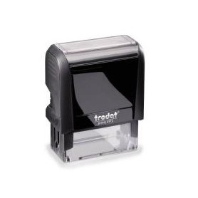 Trodat Printy 4912 4.0 timbro Nero, Blu (TR3921BL)
