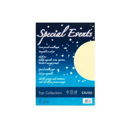 Favini Special Events carta inkjet A4 (210x297 mm) 20 fogli Crema (A69Q154)