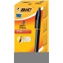 BIC 902129 penna a sfera Nero, Blu, Verde, Rosso Medio 12 pz (902129)
