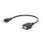 Hamlet Cavo Micro OTG adattatore da micro usb ad usb femmina (XUMICROTG)