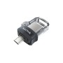 SanDisk Ultra Dual m3.0 unità flash USB 64 GB USB Type-A / Micro-USB 3.2 Gen 1 (3.1 Gen 1) Nero, Argento, Tras (SDDD3-064G-G46)