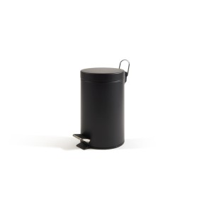 Perfetto 0446C bidone per la spazzatura 5 L Rotondo Acciaio Nero (0446C)