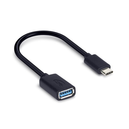 Hamlet XADTC-U2A-MF02 cavo USB 0,2 m USB 3.2 Gen 1 (3.1 Gen 1) USB A USB C Nero (XADTC-U2A-MF02)