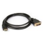 Hamlet XVCHDM-DV30 cavo e adattatore video 3 m HDMI tipo A (Standard) DVI-D Nero (XVCHDM-DV30)