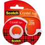 Scotch Nastro adesivo Crystal 19 mm x 7.5 m con chiocciola (98461)