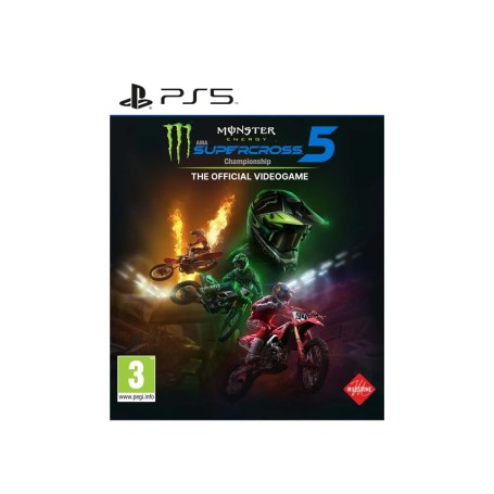 Milestone Monster Energy Supercross 5 Standard Tedesca, Inglese, ESP, Francese, ITA, POR-BRA PlayStation 5 (1078747)