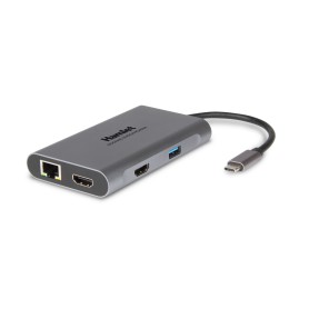 Hamlet HDKC-PD400H replicatore di porte e docking station per notebook Cablato USB 3.2 Gen 1 (3.1 Gen 1) Type-C Gr (HDKC-PD400H)