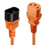 Lindy 30474 cavo di alimentazione Nero, Arancione 1 m Accoppiatore C14 Accoppiatore C13 (30474-LND)