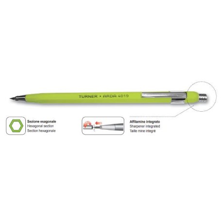 BLS PORTAMINE 2MM TURNER4019+6MINE (4019BL6)