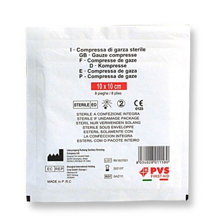 COMPRESSA GARZA 10X10 STERILE (GAZ111)