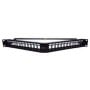 PANN.1U ANGOL.PER 24 RJ45U NERO (WPC-PAN-BUA24)