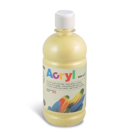 BOTTIGLIA 500ML TEMP ACRILICA ORO (4003TA500920)