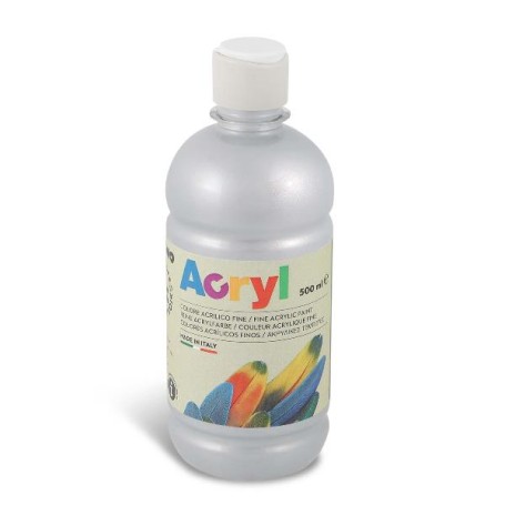 BOTT 500ML TEMP ACRILICA ARGENTO (4003TA500910)