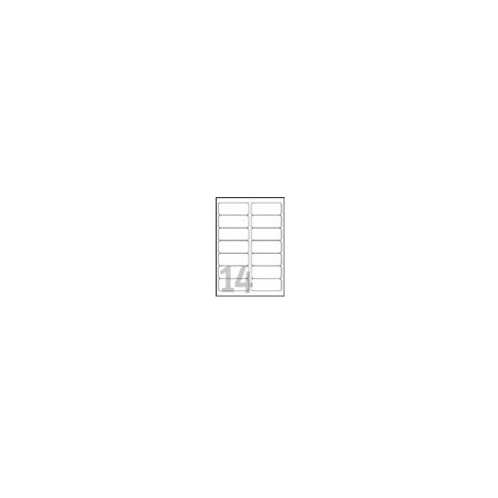 Avery Clear Address Label - Laser - L7563 Trasparente (L7563-25)