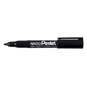 Pentel NN50 marcatore permanente Tipo di punta Nero 12 pz (NN50-AO)