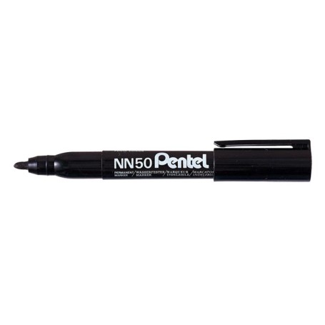 Pentel NN50 marcatore permanente Tipo di punta Nero 12 pz (NN50-AO)