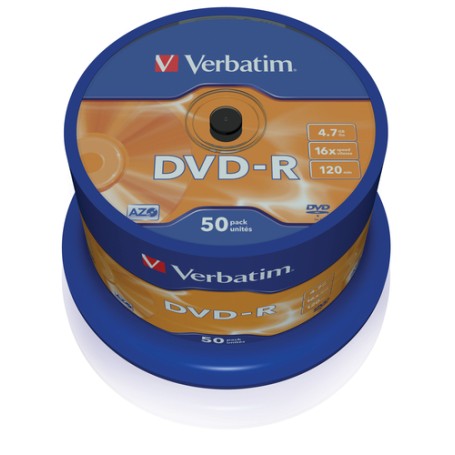 Verbatim DVD-R Matt Silver 4,7 GB 50 pz (43548/50) (43548)