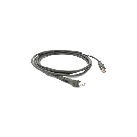 Zebra CBA-U01-S07ZAR cavo USB 2,1 m USB 2.0 USB A Grigio (CBA-U01-S07ZAR)