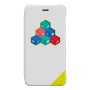 Wiko WiCUBE custodia per cellulare Custodia a libro Bianco (WKPRFIWH4901)