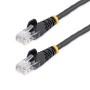 StarTech.com Cavo di Rete da 7m Nero Cat5e Ethernet RJ45 Antigroviglio (45PAT7MBK)