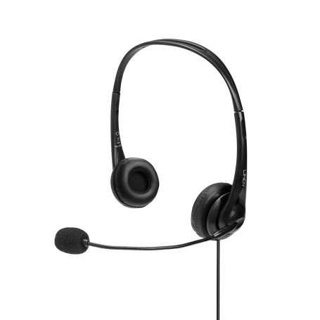 Lindy 42870 cuffia e auricolare Cablato A Padiglione Musica e Chiamate USB tipo A Nero (42870)