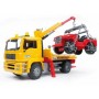 BRUDER MAN TGA Breakdown truck with cross country vehicle (2750) (02750)