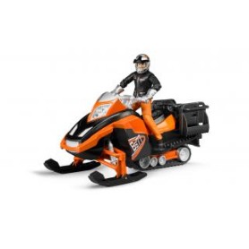 BRUDER Snowmobil m. Fahrer u. Ausst.| 63101 (63101)