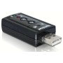 DeLOCK 61645 adattatore per inversione del genere dei cavi USB 2.0 2x 3,5 Nero (61645)