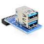 DeLOCK 41865 scheda di interfaccia e adattatore Interno USB 3.2 Gen 1 (3.1 Gen 1) (41865)