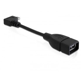 DeLOCK 83104 cavo USB 0,11 m USB 2.0 Micro-USB B USB A Nero (83104)