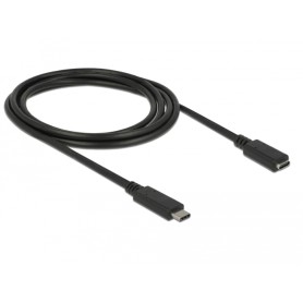 DeLOCK SuperSpeed USB cavo USB 2 m USB 3.2 Gen 1 (3.1 Gen 1) USB C Nero (85542)
