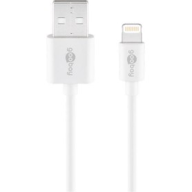 Goobay 72905 cavo Lightning 0,5 m Bianco (72905)