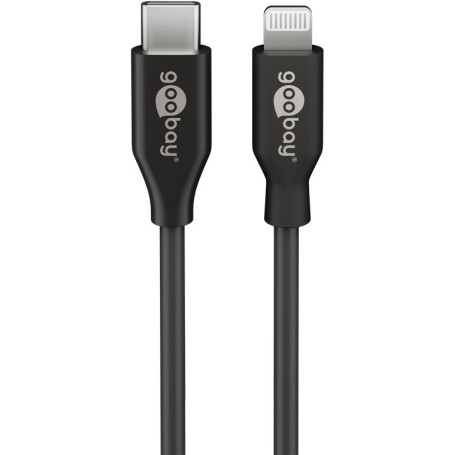 Goobay 39428 cavo Lightning 0,5 m Nero (39428)