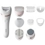 Philips BRE740/10 epilatore Rosa, Bianco (BRE740/10)
