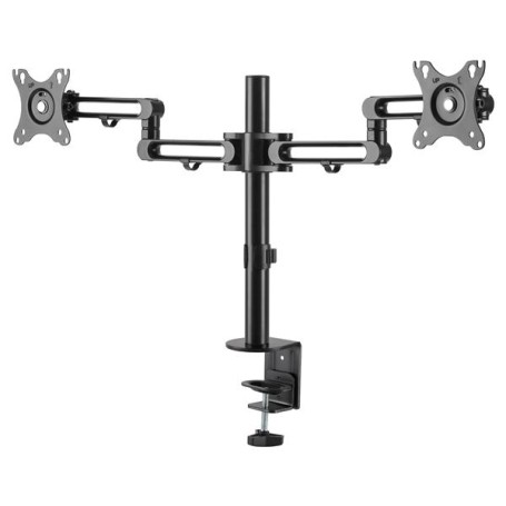 StarTech.com ARMDUAL3 supporto da tavolo per Tv a schermo piatto 81,3 cm (32") Morsa Nero (ARMDUAL3)