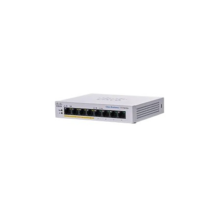 Cisco CBS110-8PP-D Non gestito L2 Gigabit Ethernet (10/100/1000) Supporto Power over Ethernet (PoE) Grigio (CBS110-8PP-D-EU)