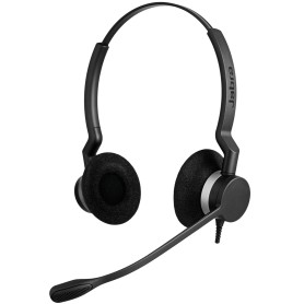 Jabra Biz 2300 QD Duo Auricolare Cablato A Padiglione Ufficio Nero (2389-820-109)