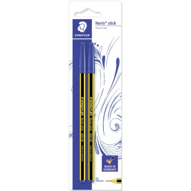 Staedtler Blister con 2 penne Noris blu (434-03BK2I)