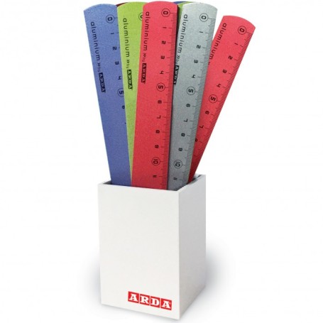 ARDA 17815COLBAR set di righelli 24 pz Alluminio (17815COLBAR)
