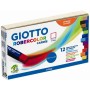 FILA Astuccio 12 Gessi Policromi A Sezione Quadrata 12Mm, Lunghezza 90Mm Robercolor Carre'E (536600)