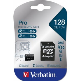 Verbatim Pro 128 GB MicroSDXC UHS-I Classe 10 (47044)