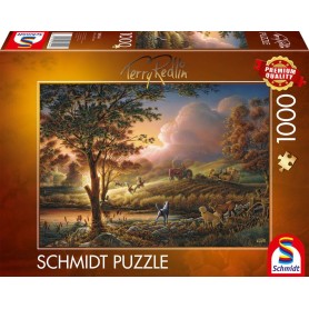 Terry Redlin: Sonnengold ber reifen Feldern (1000 Teile) (58544)