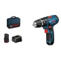 Bosch GSB 12V-15 Professional 1300 Giri/min Nero, Blu (06019B690H)