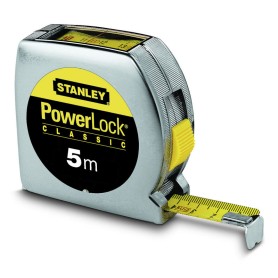 Bandma Powerlock mit Sichtfenster, 5 Meter (silber/gelb, 19mm, Kunststoffgehuse) (0-33-932)