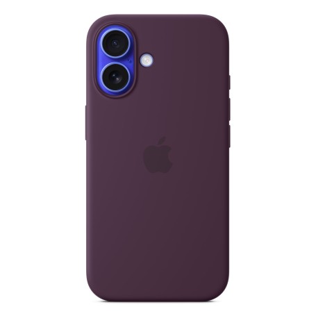 Silikon Case mit MagSafe (pflaume, iPhone 16) (MYY43ZM/A)