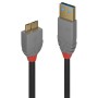 Lindy 36765 cavo USB 0,5 m USB 3.2 Gen 1 (3.1 Gen 1) USB A Micro-USB B Nero (36765)
